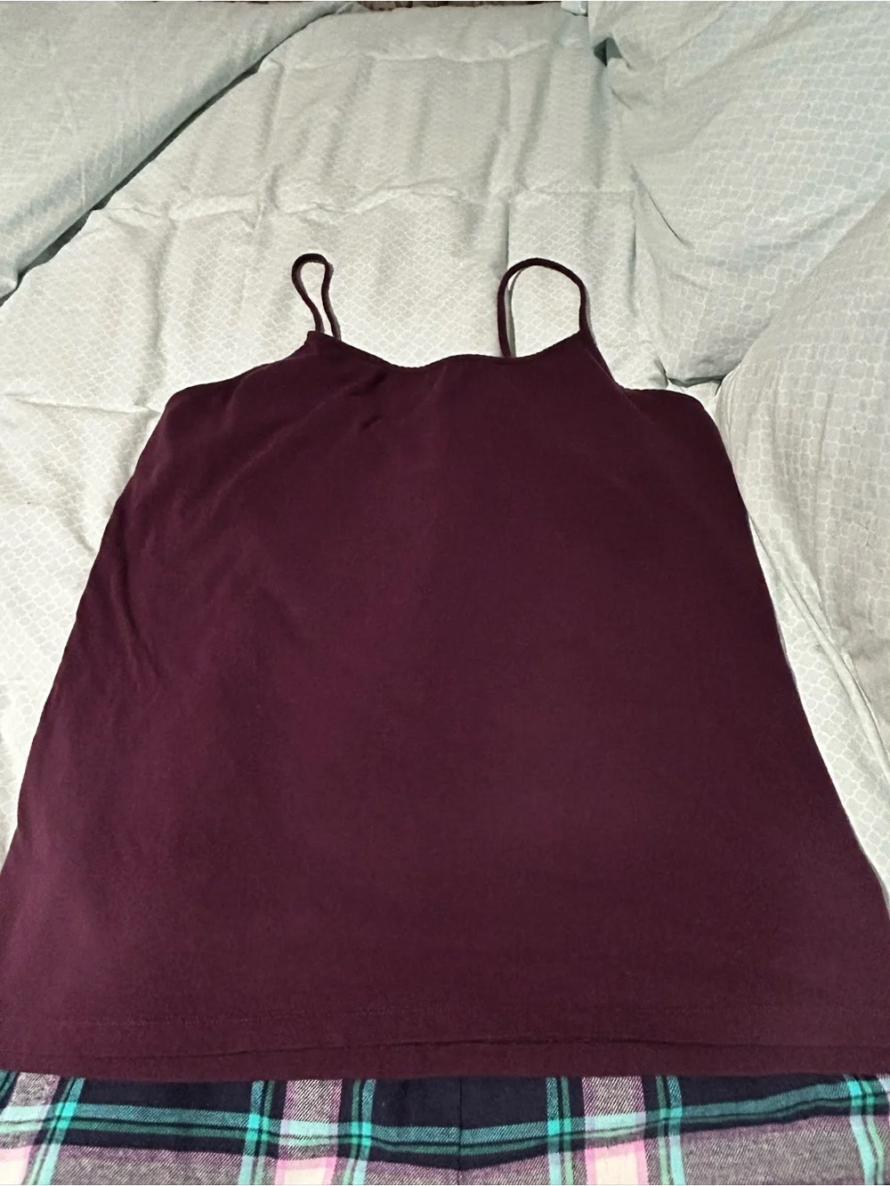 PJ shorts and tank top